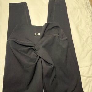 Crop Shop Boutique leggings with CSB. Size small